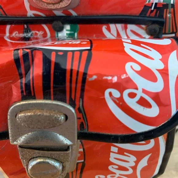 Vintage Coca Cola Handmade Backpack Retro - Picture 7 of 16